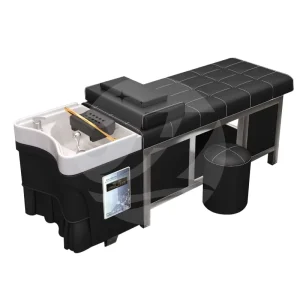 Multi Function Heated Water Therapy Steamer Head Spa Salon Washing Hair Spa Bed Electric Shampoo Massage Bed Station