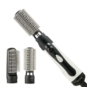 Multi-Functional Curl Straight Comb Hot Air Rotating Hair Brush Blow Brush Styling Tools