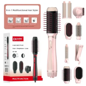 Multi Hair Dryer Brush Styler Set with Auto Curling Styling Diffuser Nozzle Dryer Brush