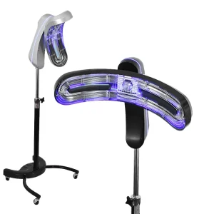 Multi Purpose LED Light Hair Styling Tool Standing Hair Dryer with Rollerball and Color Processor In Salon Hair Styling Machine