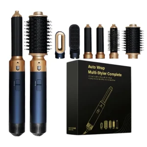 Multi Styler 1000W Six in one Hot Air Brush Hair Curler Straightener Multifunctional Hair Styling and Dyer Tool