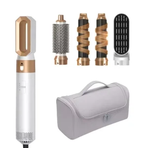 Multi Styler 5 in 1 Hair Styler Hot Air Brush Hair Curler Straightener 1000W Styling Tool Hair Dryer Brush