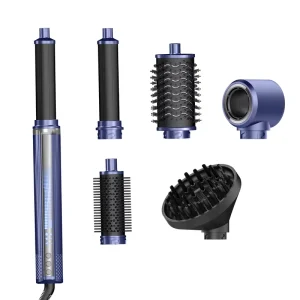 Multi Styler 6 in 1 Hot Air Brush Hair Curler Straightener 1000W Multifunctional Hair Styling Tool