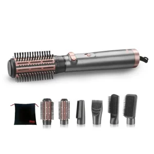 Multi functional 8 in 1 Hot air Comb Hair Care Set Fully Automatic Curling Iron Wet Dry Straightening Hair Dryer