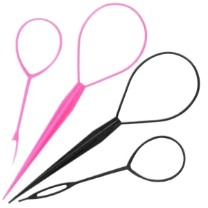 Multi functional Plastic Hair Styling Tools Set Hair Braiding & Updo Threader Kit