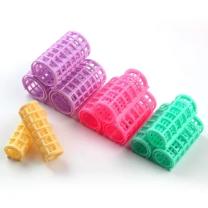 Multi size Plastic Hair Rollers DIY Hairdressing Tools No Heat Magnetic Hair Rollers 10PCS