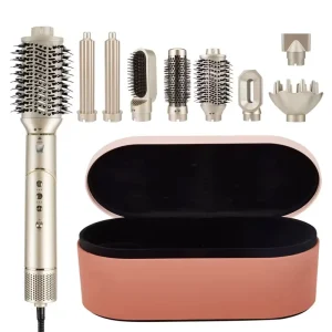 Multifunctional 110000 RPM Brushless Motor Curler High Speed Hair Dryer Auto Cleaning 8 In 1 Air Hair Styler Blow Dryer Set