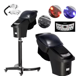 Multifunctional 3 in 1 Smart Infrared Hair Steamer with LED Light Ozone Hair Salon Dedicated Hairdressing Equipment