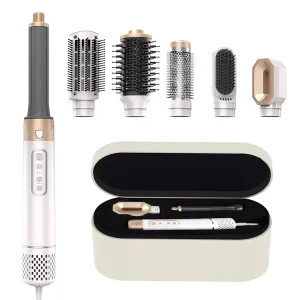 Multifunctional 8 in 1 Air Hair Styling Tools Negative Ion Heated Hair Brush High Speed Blow Dryer