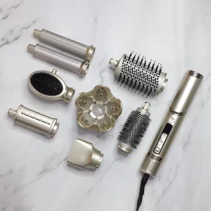 Multifunctional Blow Dryer Negative Ion Multi Hair Styling Tools Styler Set 8 in 1 High Speed Bldc Brushless Hair Dryer Brush