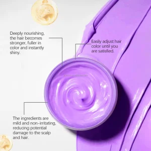 Multifunctional Hair Color Wax with Herbal Care Benefits for Daily Styling and Nourishment