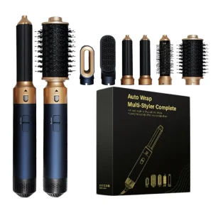 Multifunctional Hair Styler Combo 220V HairDryer Straightener Curling Iron Hair Brush 6 in 1 Multi Styler Professional BlowDryer