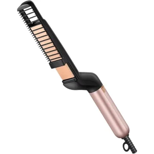 Multifunctional Hot Hair Brush 2 in 1 Styling Straightening Comb Beard Straightener