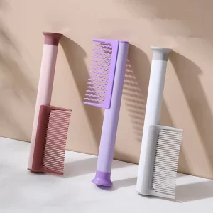 Multifunctional Suction Cup Comb Detachable and Replaceable Portable Women’s Home Rib Comb Massage Volumizing Anti static Comb