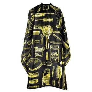 Multiple Styles Professional Hair Cutting Cape Customized Beauty Waterproof Polyester Barber Hairdressing Salon Cape Aprons