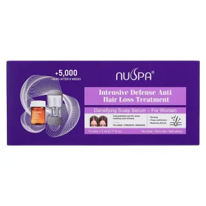 NUSPA Ginseng Thuja Essential Oil Hair Treatment Growth Serum Biotin Promotes Thicker Faster Regrowth for Women