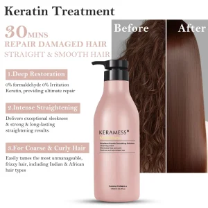 Nanoplasty Hair Keratin Treatment Professional Pure Brazilian Keratin Smoothing Hair Straightening Maravilhosa