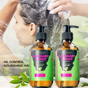 Natural Anti Dandruff Hair Fall Loss Biotin Rosemary for Hair Growth Sulfate Free Shampoo and Conditioner Private Label Set