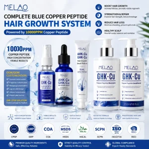 Natural Anti Hair Loss Serum Hair Loss Treatment Fast Grows Nourish Damaged Fall Ghk cu Peptide Hair Growth Serum