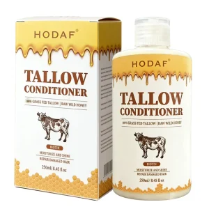 Natural Beef Tallow Hair Conditioner Deep Moisturizing Repair Dry Frizzy Damaged Hair Care OEM Custom Logo