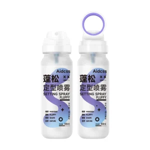 Natural Fluffy Unisex Hair Styling Spray Long Lasting Strong Hold Quick Drying Non Greasy Shine Refreshing