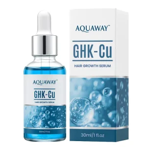 Natural GHK Cu Hair Growth Serum OEM Custom Formula Strengthen Hair Root Anti Hair Loss Scalp Nourishing Care Serum
