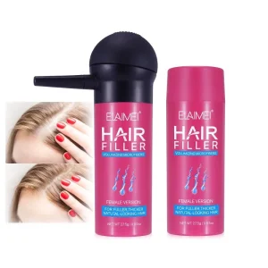Natural Hair Building Fibre Powder Thickening Private Label Instant Volumizing Hair Fiber for Thinning Hair