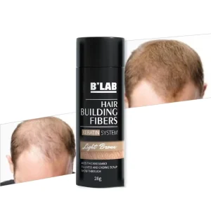 Natural Hair Care Styling Hair Fibre Keratin Blonde Powder Spray with Hair Building Fiber with Various Colors