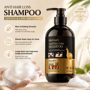 Natural Hair Grow Shampoo Anti Hair Loss Organic Ginger Mint Tea Tree Oil Shampoo for Hair Growth Shampoo for Men and Women