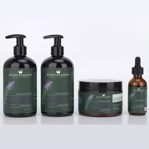 Natural Hair Growth Organic Rosemary Mint Hair Shampoo Conditioner Mask and Serum Rosemary Hair Care Set