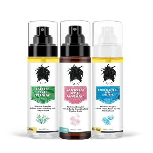 Natural Hair Mist Loc and Twist Locking Holding Hair Fixing Moisturizing Spray Strong Hold for Men and Women