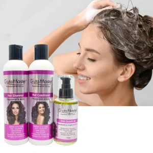 Natural Hair Shampoo Conditioner Oil Organic Anti Hair Loss Products Private Label