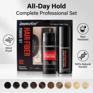 Natural Hair Thickening Fibers Set Hairline Optimizer Keratin Powder for Men Women Hair Volume Styling Products OEM