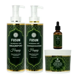 Natural Nigella Seed Oil Hair Care Kit Anti-Hair Loss Regrowth Refreshing Anti-Dandruff Shampoo Cream Mask Hair Strengthening