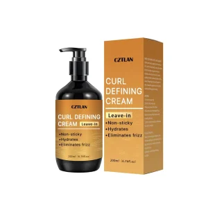 Natural Nourishing Bouncy Curly Hair Cream Curl Defining Cream Argan Avocado Hydrating Anti Frizz Hair Curl Defining Cream