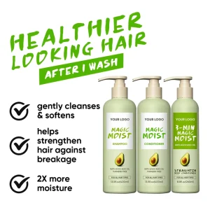 Natural Oil Hair Care Smooth tangle Free Hair Salon Hair Products Private Label Moisturizing Hair Kit