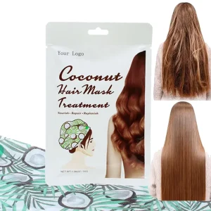 Natural Professional Repairing Hydrating Nourishing Steam Hair Wrap Sheet Mask Cap for Dry Hair