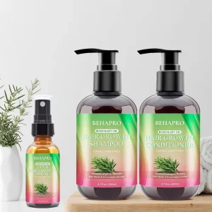Natural Rosemary Hair Growth Shampoo and Conditioner Private Label Hair Growth Set for Hair Loss