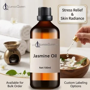 Natural Scent Essential Oils for Diffuser Aromatherapy Organic Jasmine Oil for Hair Growth Skin Care Stress Relief