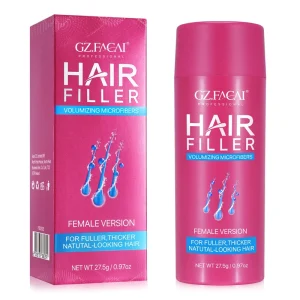 Natural Women Hair Building Fiber Powder for Women Hair Thicker Custom