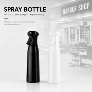 New Continuous Spray Bottle Fine Mist Sprayer Ergonomic Trigger Mister Men Barber Hair Styling Refillable 250ml 500ml