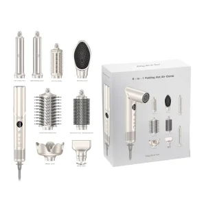 New Design Multi purpose Hair Styling Tools 8 in 1 Hair Tools High Speed BLDC Motor Blow Dryer Brush Set Hair Wrap Airstyler