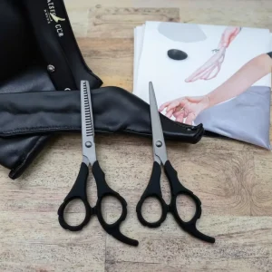 New Design Plastic Hair Cutting Scissors on Promotion