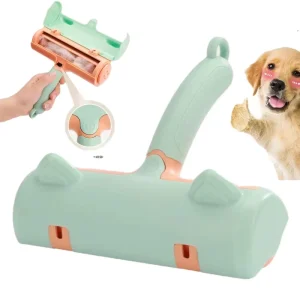 New Design Removal Tool Portable Plastic Upgrade Button Pet Hair Remover Roller Grooming Brush Products