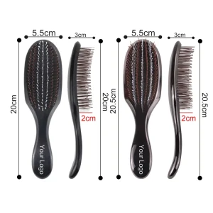 New Disposable Nylon Detangling Hair Brush with Plastic Handle Scalp Massage Hair Extensions Hairbrush Set Home Use