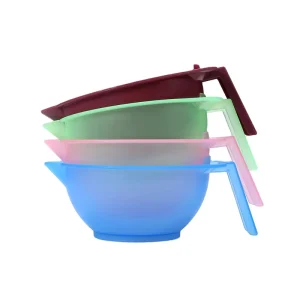 New Hair Dye Bowls with Plastic Handle Exclusive Paste Mixing Tools PP Material Low Price for Hair Salons