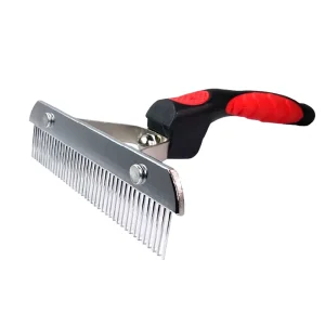 New Steel Animal Grooming Tool Livestock Equipment Comb Serrated Hairbrush Veterinary Animal Hair Comb Farm Use