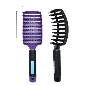 New Styling Vent Bristle Brush Hair Colorful Hairbrush New Tangle Hair Brush Detangler Comb Professional Magic Straightening