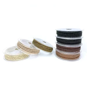 No Damage 3mm Gold Links Preloaded Hair Extensions Beads Hair Extension Tools
