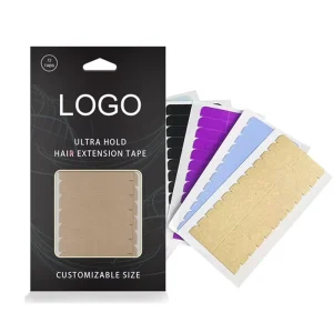 No Residue Hair Extension Tape Tabs Double Sided Adhesive Tape for Hair Extensions
